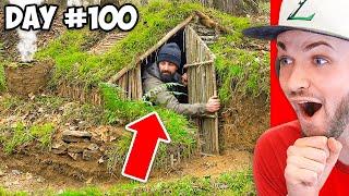 This took *100 DAYS* to build Underground Survival Shelter