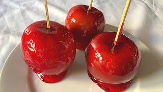 Яблоки в карамели   Леденцы  Candy apples recipe 