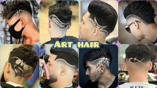 HAIRCUT WITH LINESSTRIPES 2021 ART HAIRCUT FOR MENS HAIRCUT WITH LINES