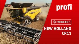 775 PS und 15-m-Schneidwerk New Holland CR11  profi #Fahrbericht