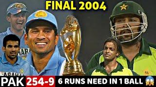 India VS Pakistan 2004 Samsung CUP Final 5th ODI FULL MATCH HIGHLIGHTS  Most Thrilling Match Ever