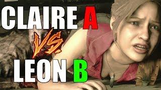 Claire A Scenario VS Leon B Scenario  Resident Evil 2 Remake