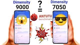 Dimensity 9000 vs Dimensity 7050 Antutu Test 