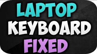 Why my Laptop keyboard is not working