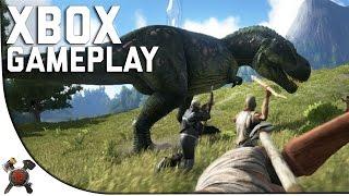 ARK CONSOLE XBOX ONE GAMEPLAY  - Ark Survival Evolved Xbox One Edition Gameplay Part 1