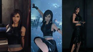 Tifas Advent Children Outfit  Final Fantasy VII Remake Gameplay with Mods