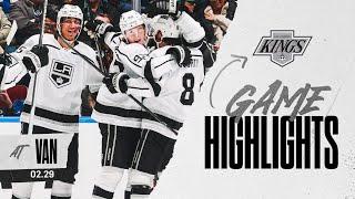 LA Kings DOMINATE Vancouver Canucks in 5-1 Win  LAK Game Highlights