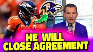 RAVENS ARE CLOSE TO CLOSING A DEAL WITH BRONCOS PLAYERREINFORCEMENT FOR DEFENSERAVENS NEWS TODAY