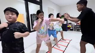 HAPPY TRAINING FOR CHILD SELF DEFENSE FOR KIDS CHILDS TRAINING AT HOME