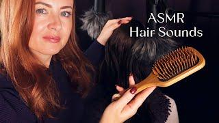 Watch Me Make Hair Sounds  No Talking ASMR  Washing Brushing Oils Combing Slow Long