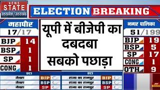 UP Nikay Chunav Results LIVE यूपी निकाय चुनाव में BJP का जलवा   UP Election 2023 Results LIVE