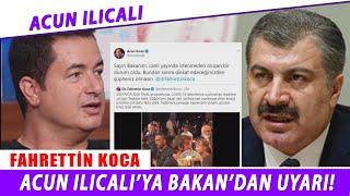 Bakan Koca Survivor paylaşıp uyardı Acun Ilıcalıdan cevap geldi