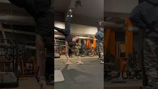 Pov Calisthenics athlete enters gym