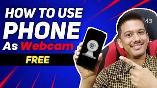 How to Use Phone as Webcam for PC  OBS Studio 2021 Hindi