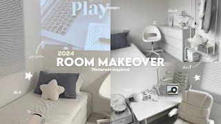 Aesthetic Room Makeover 2024️ 彡 Pinterest inspired Temu unboxing cleaning + tour