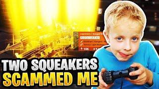 Two Rich Squeakers Scam Me Scammer Gets Scammed Fortnite Save The World