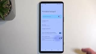 How to Activate Portable Hotspot on Sony Xperia 1 VI