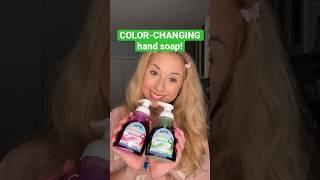 COLOR-CHANGING hand soap  #shorts #soap #soapasmr