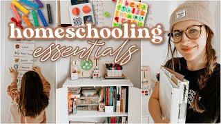 Our Homeschooling Must Haves  Products + Supplies we LOVE for Preschool + Grade 1