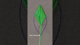 Basic Stitch Tutorial Very Easy Fly Stitch Hand Embroidery for Beginners  Fly Stitch #shorts