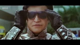 Chitthi Wearing Goggles  Rajinikanth Style  Ra.One