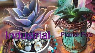 How to make an industrial Planter Pot GREEF Style