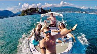 Boat trip  Lago Maggiore ITALY  Stresa Borromean Islands  Italian lakes series