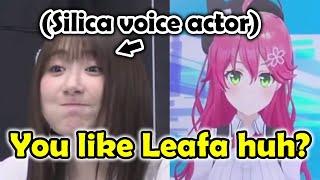 SAO Silicas voice actor Rina Hidaka gets surprised by Sakura Mikos answer