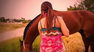 Basic Horse training by Pretty Girl at tasoun Pond