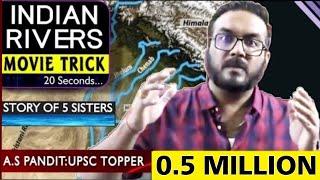 Best TRICK  All Rivers of India in 20 Sec  पूरी LIFE नहीं भूलोगे अब  UPSCSSC