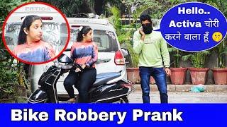 Bike Robbery Prank  Part 4  Prakash Peswani Prank 