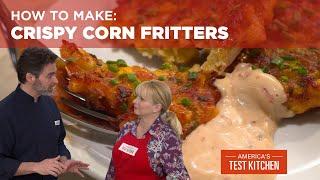 How to Make Crispy Corn Fritters