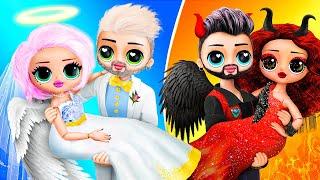 Angel and Demon Wedding  30 LOL OMG DIYs