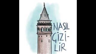 Galata kulesi nasıl çizilir  galata tower drawing for beginners