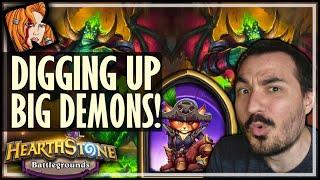 DIGGING UP BIG DEMONS IN 2020? - Hearthstone Battlegrounds