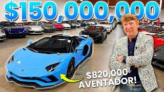 $150000000 Exotic Car Collection