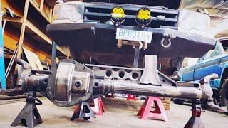 1 Ton Axle Swap 3 link front suspension. Ultimate Land Rover Discovery Build Episode 7
