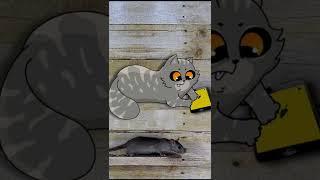 THE SECRET LIFE OF CATS - The Modern Way of Catching Mice Funniest Cats Ever  #Shorts.