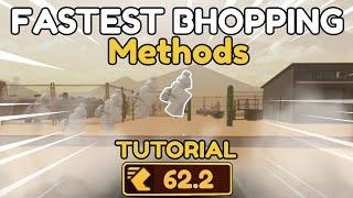 Fastest Bhopping methods Tutorial  Flick hopping Hitbox hopping etc