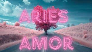 ARIES ️ AMOR 🩷 Puede que parezca que no tiene interés pero no es así y te lo va a demostrar 