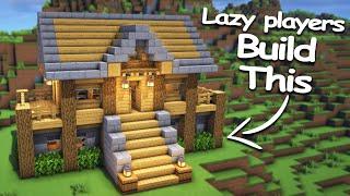 Minecraft Easy Survival House Build Tutorial 