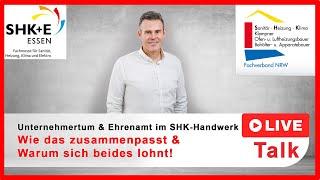 Unternehmertum & Ehrenamt im SHK-Handwerk   Live Talk FV NRW