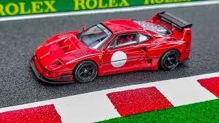 INNO64 Ferrari F40 LBWK  RED 164 Scale Diecast Model Unboxing and Review