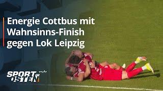 Energie Cottbus mit Wahnsinns-Finish gegen Lok Leipzig  Sport im Osten