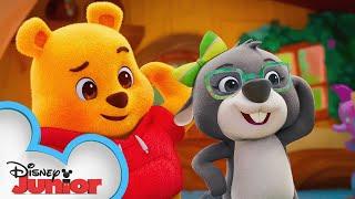 Playdate with Winnie the Pooh  Bea and the Pillow Fort  Episode 14  @disneyjunior