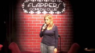 70 year old woman heckles comedian Laurie Kilmartin