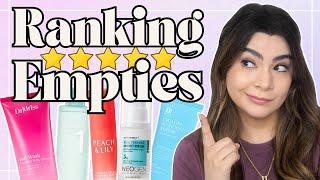 Ranking Summer Skincare Empties 