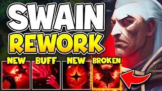 THE NEW SWAIN REWORK IS SO BROKEN I CANT BELIEVE THIS HE HAS UNLIMITED ULTS?