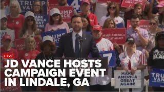 LIVE Senator JD Vance campaign event in Lindale Georgia