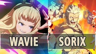 GBVSRWavie Cagliostro Vs TIER  Sorix Soriz High Level Gameplay.